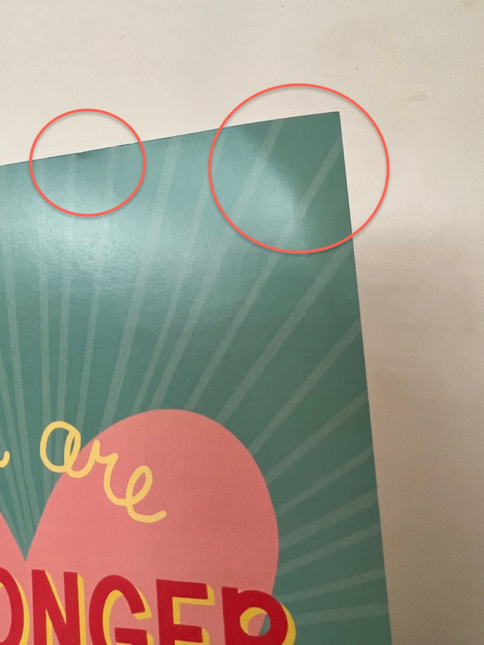 SAMPLE/SECONDS SALE - You Are Stronger Than You Know A4 Print