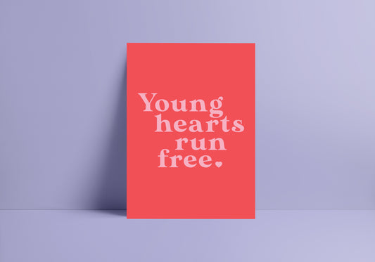 Young Hearts Run Free (Candi Staton inspired) A4 Lyric Art Print