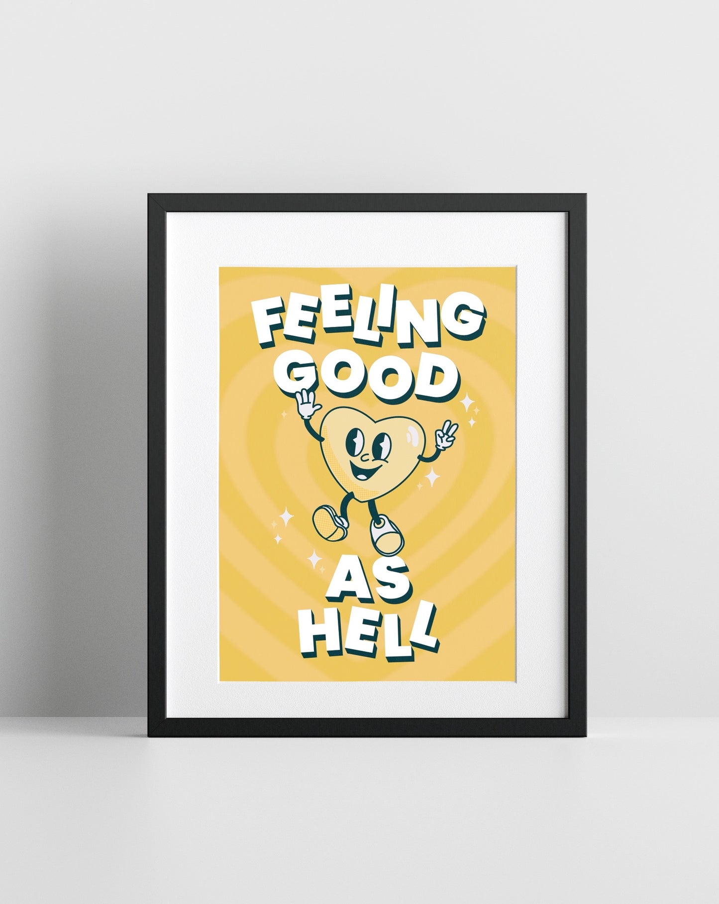 Feeling Good As Hell (Lizzo inspired) A4 Lyric Art Print