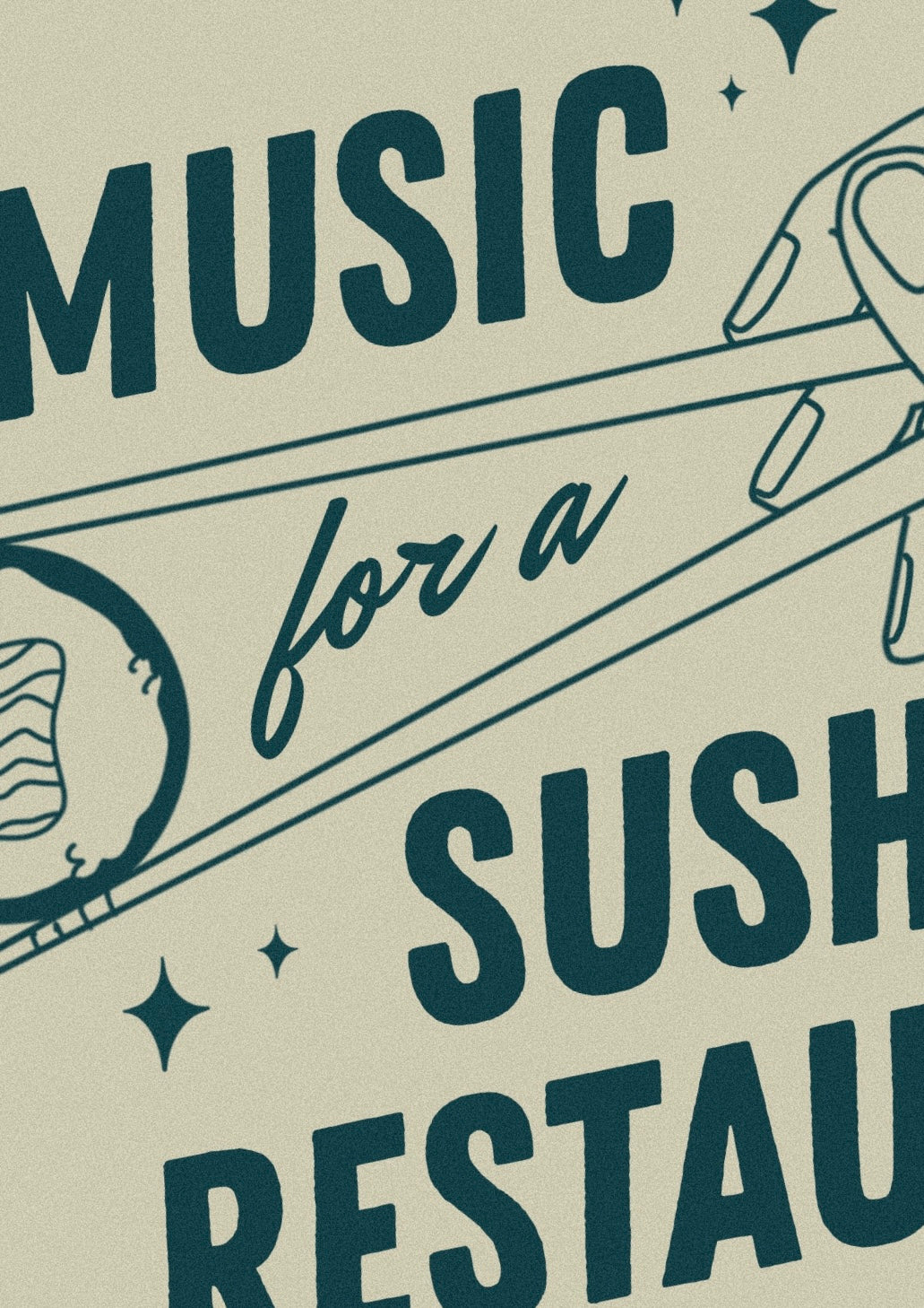 Music For A Sushi Restaurant (Harry Styles inspired) A4 Lyric Print