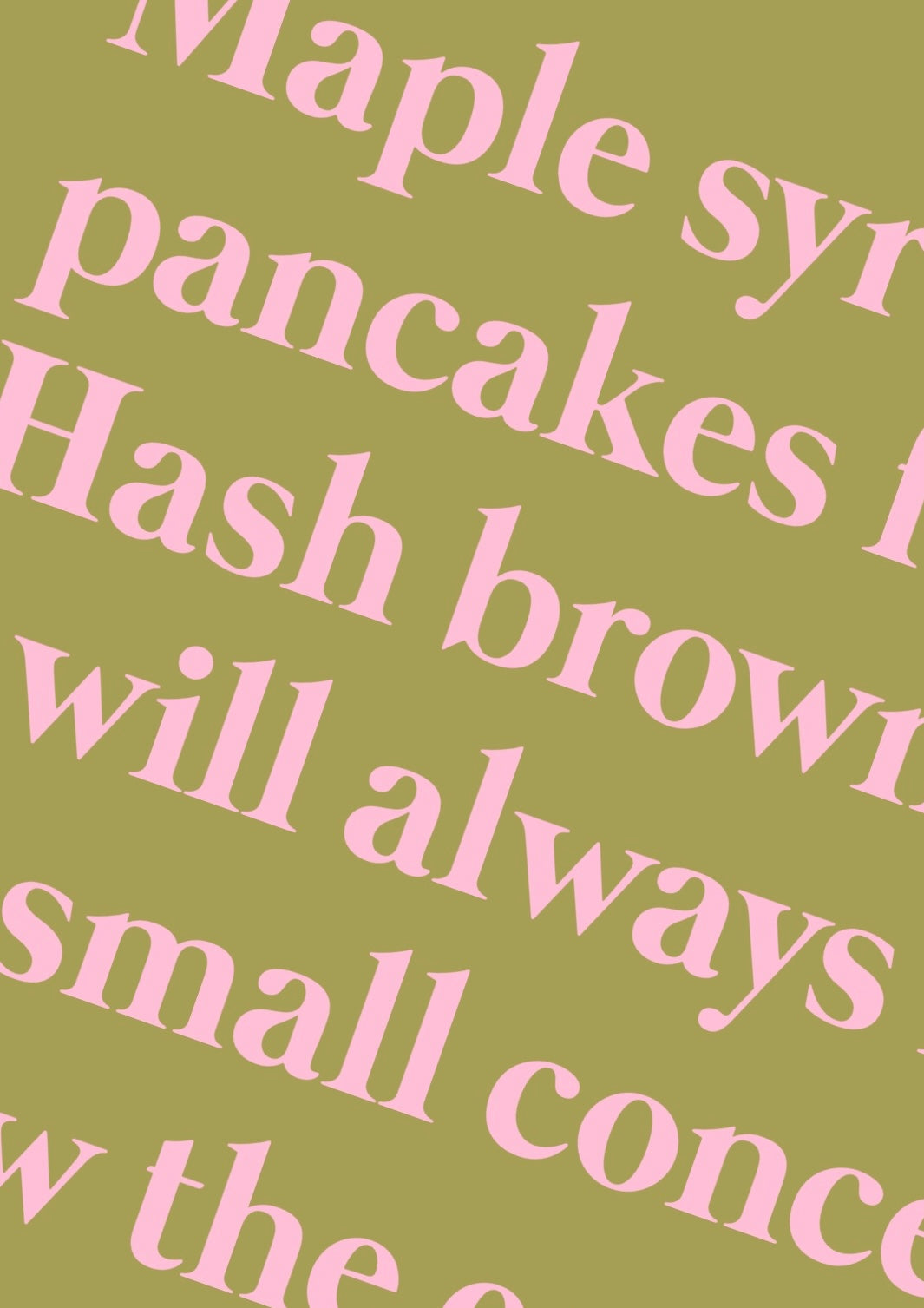 Just Keep Driving (Harry Styles inspired) A4 Lyric Print