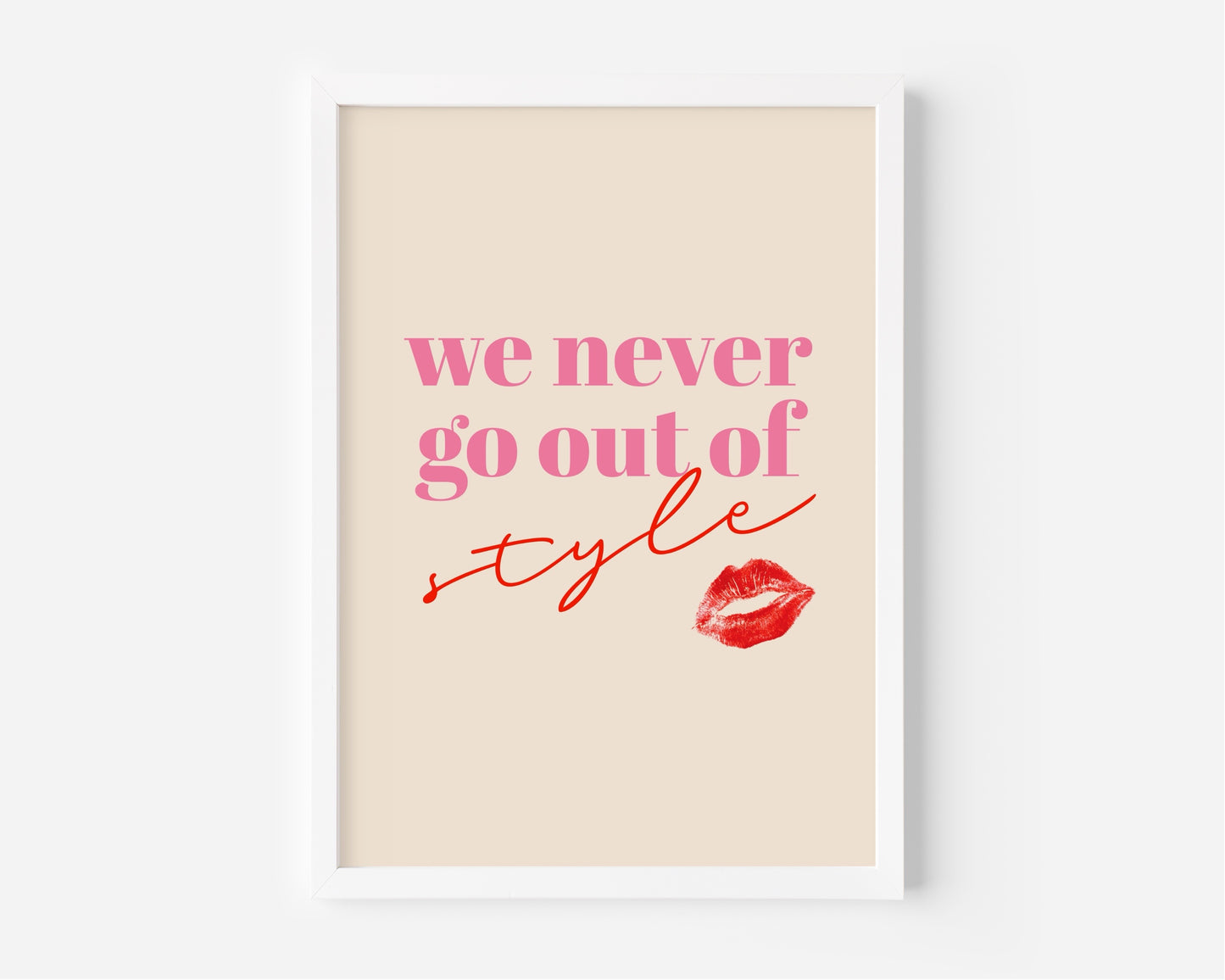 Style (Taylor Swift inspired) A4 Lyric Art Print