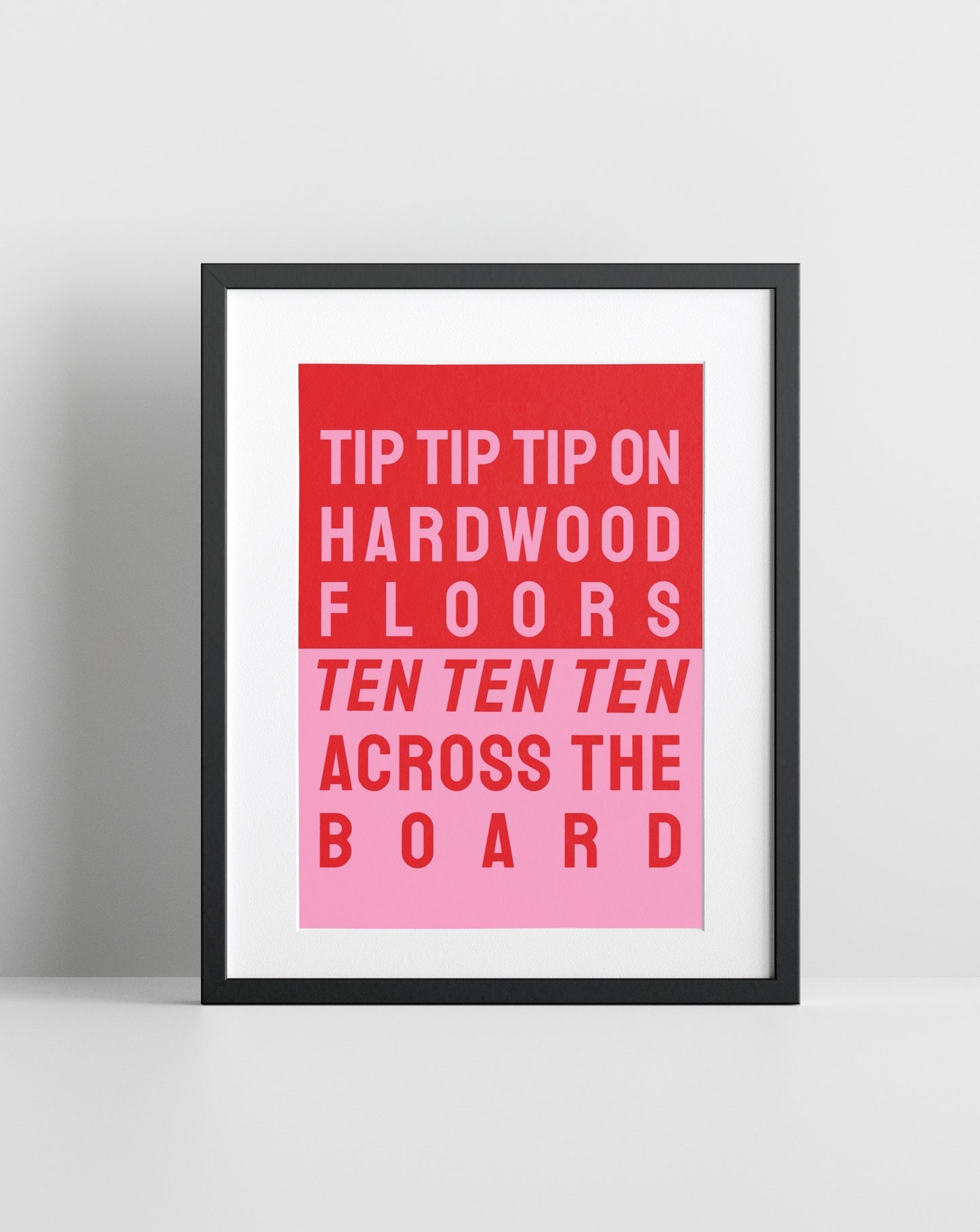 Heated (Beyonce inspired) A4 Lyric Art Print