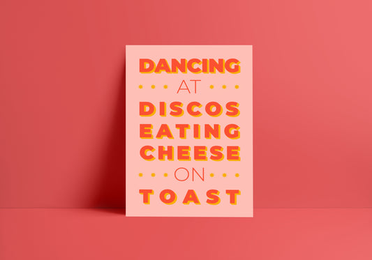 Merry Happy (Kate Nash inspired) A4 Lyric Art Print