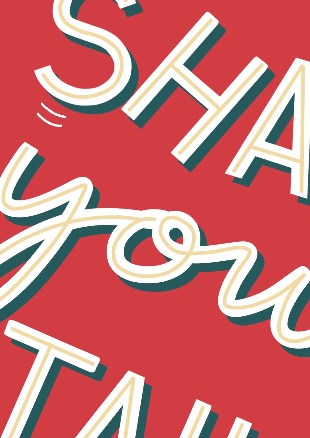 Shake Your Tail Feather Print - Ray Charles Music Poster - Music Prints - Colourful A4 Poster - Lyric Print