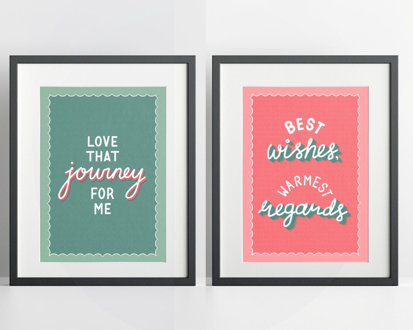 Love That Journey For Me Poster - Schitt's Creek Quote Print - Alexis Rose Saying - A4 - Typography Quote Art Print