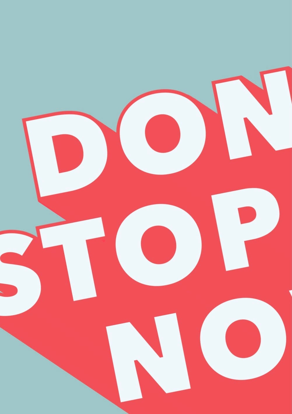 Queen Don't Stop Me Now Print - 200gsm Gloss Poster - Freddie Mercury Lyrics Poster - A4  - Typography Quote Prints