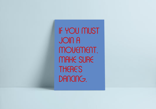 Make Sure There’s Dancing (Harry Styles inspired) A4 Lyric Print