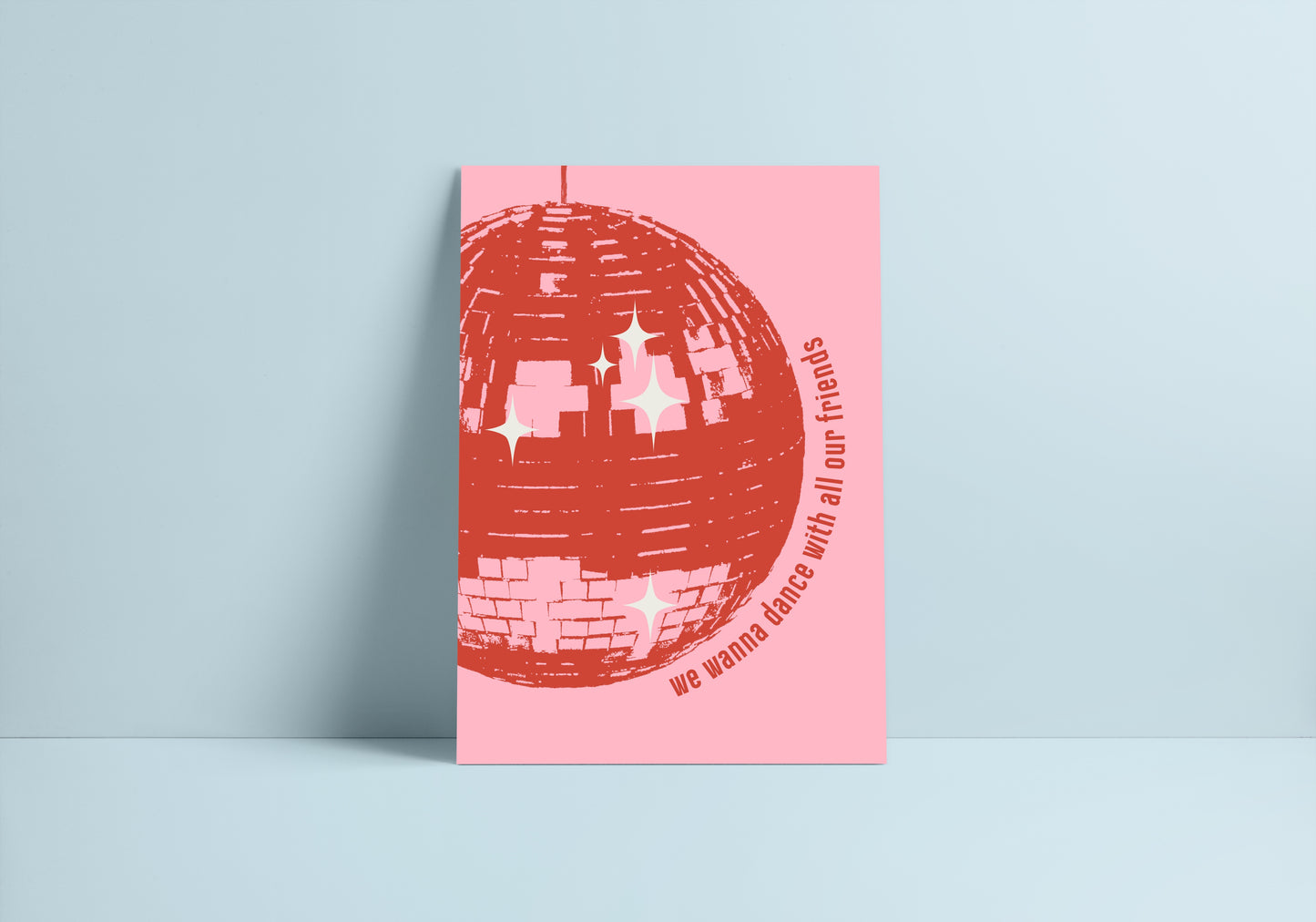 We Wanna Dance With All Our Friends (Harry Styles inspired) A4 Lyric Print