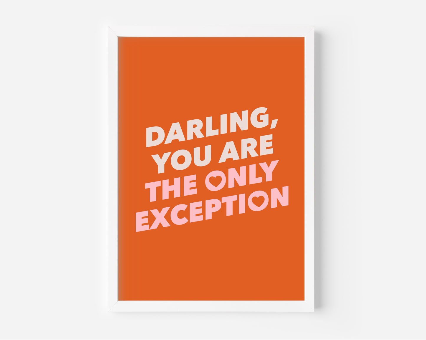 The Only Exception (Paramore inspired) A4 Lyric Art Print