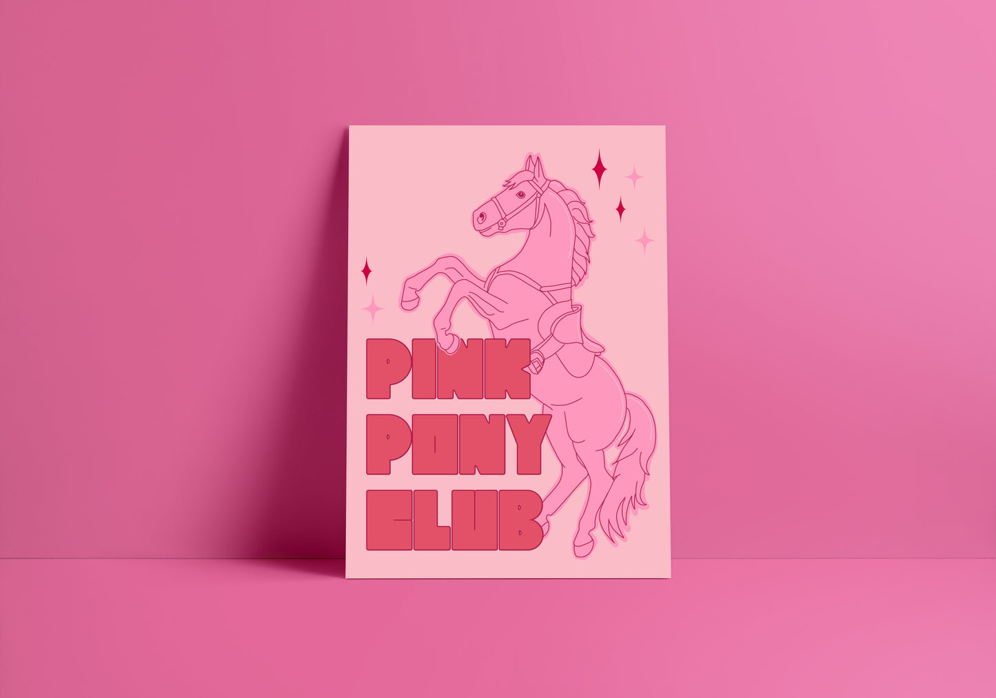 Pink Pony Club (Chappell Roan inspired) A4 Lyric Art Print