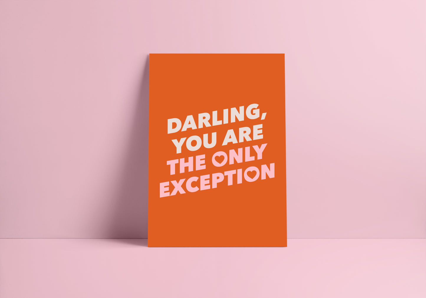 The Only Exception (Paramore inspired) A4 Lyric Art Print