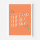 The Land, The Sea, The Sky (Taylor Swift inspired) A4 Lyric Art Print