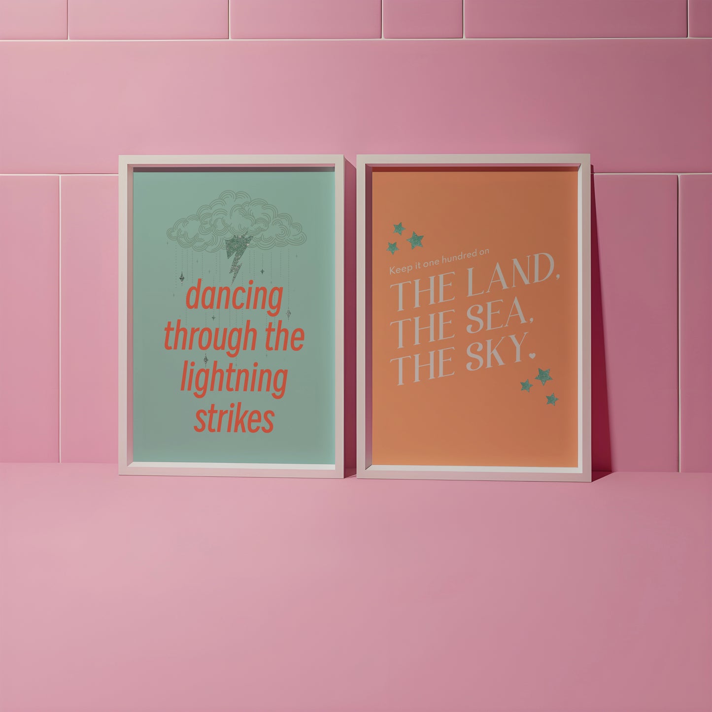The Land, The Sea, The Sky (Taylor Swift inspired) A4 Lyric Art Print