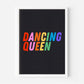 Dancing Queen (Abba inspired) A4 Lyric Art Print