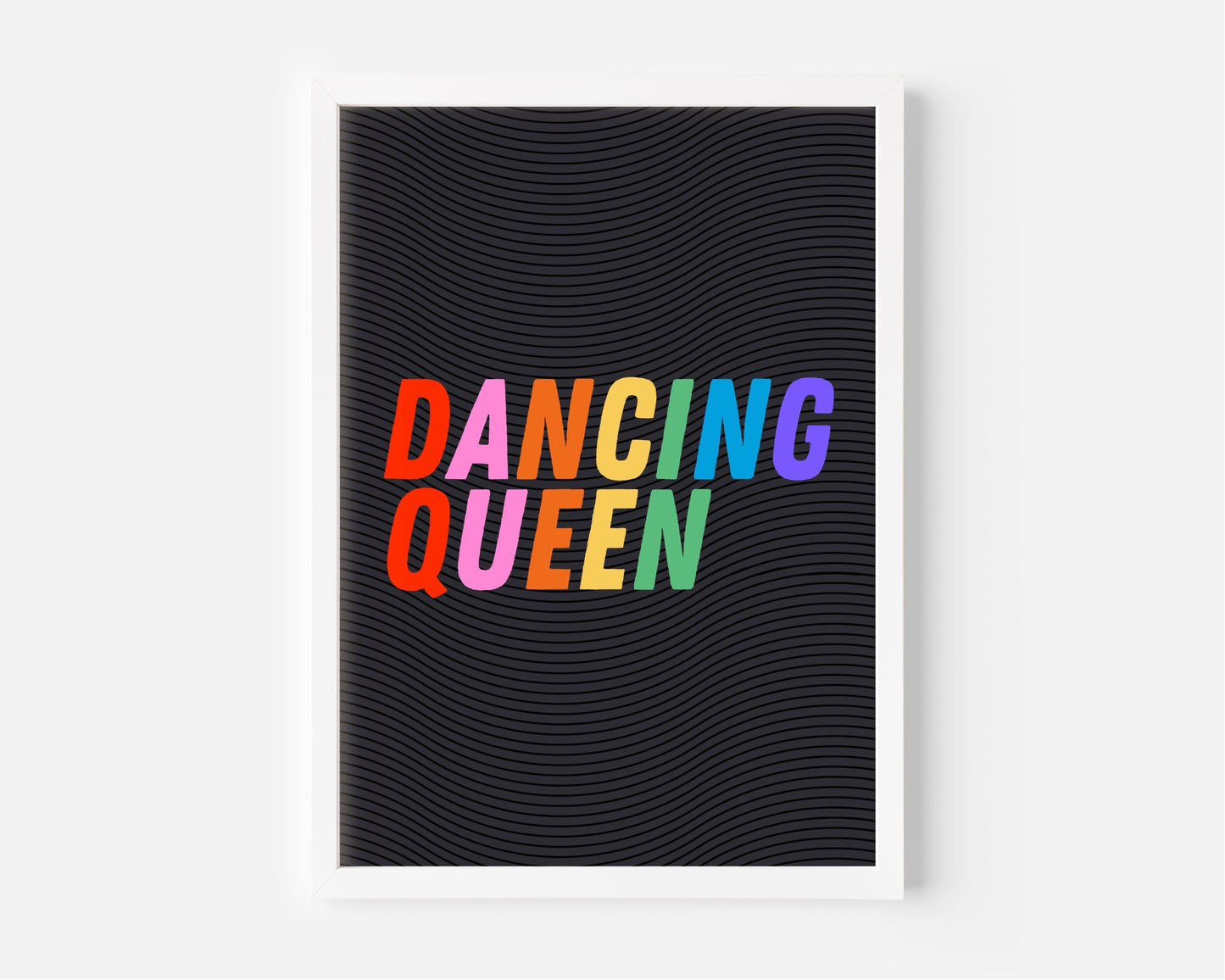 Dancing Queen (Abba inspired) A4 Lyric Art Print