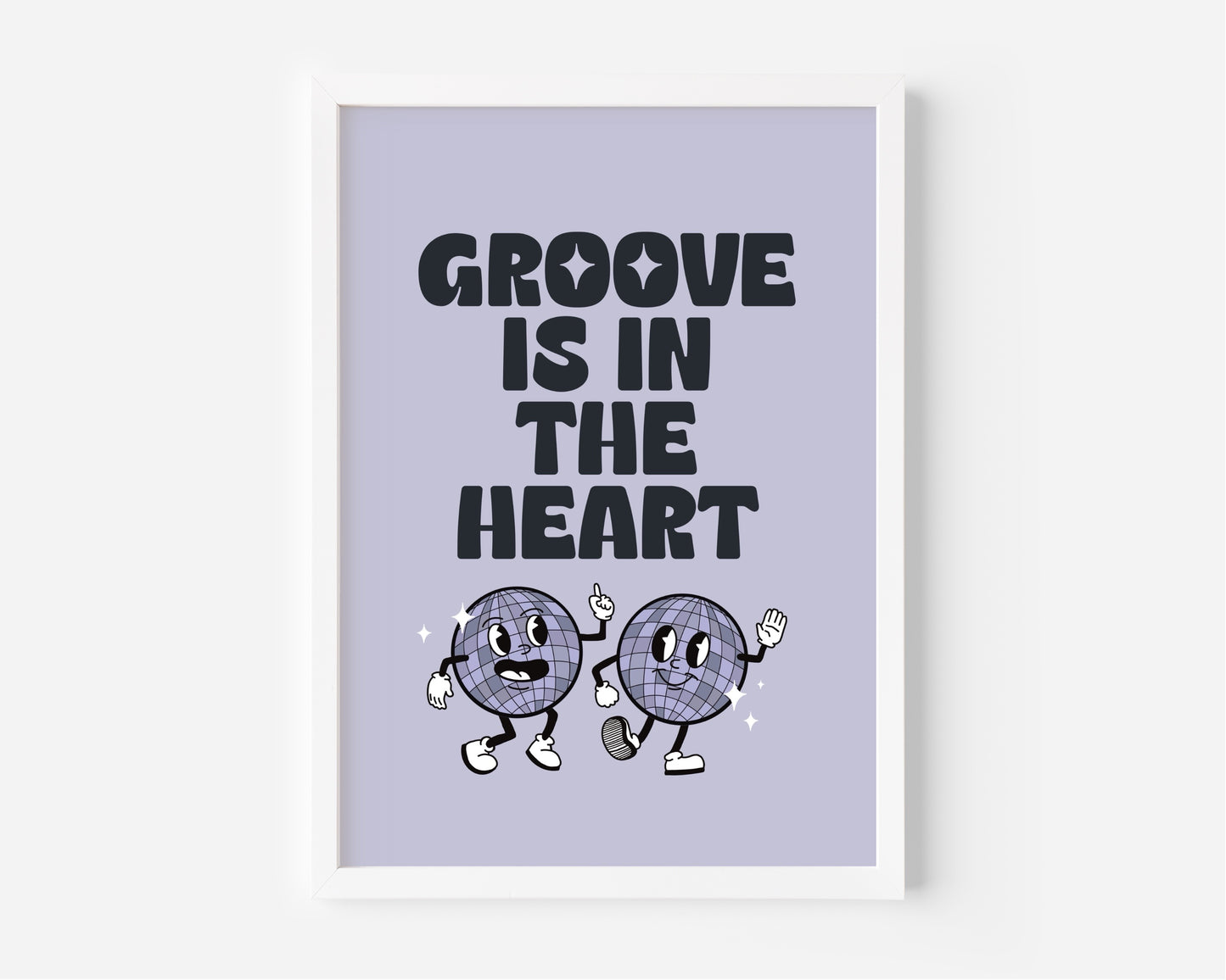 Groove Is In The Heart (Deee-Lite inspired) A4 Lyric Art Print