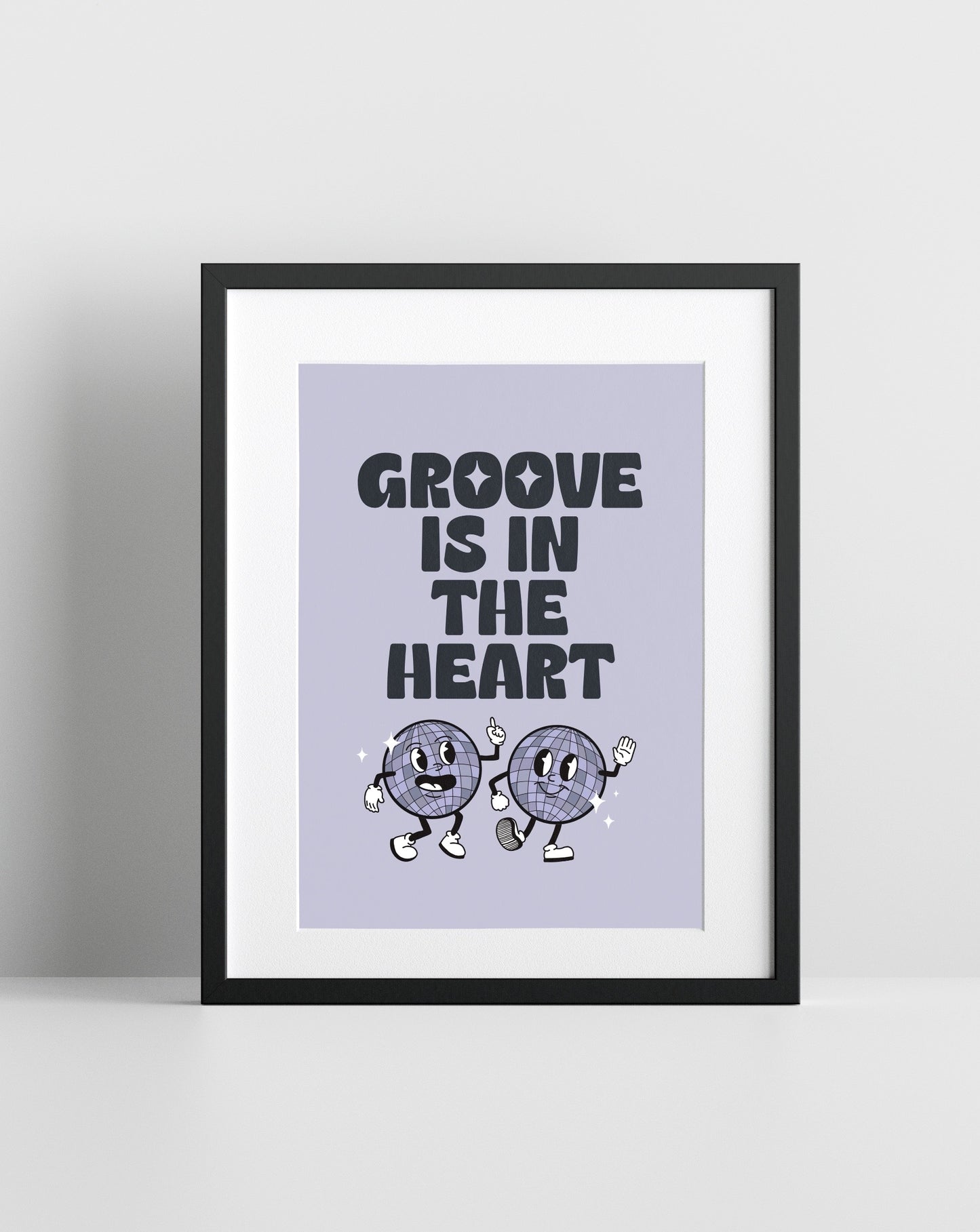 Groove Is In The Heart (Deee-Lite inspired) A4 Lyric Art Print