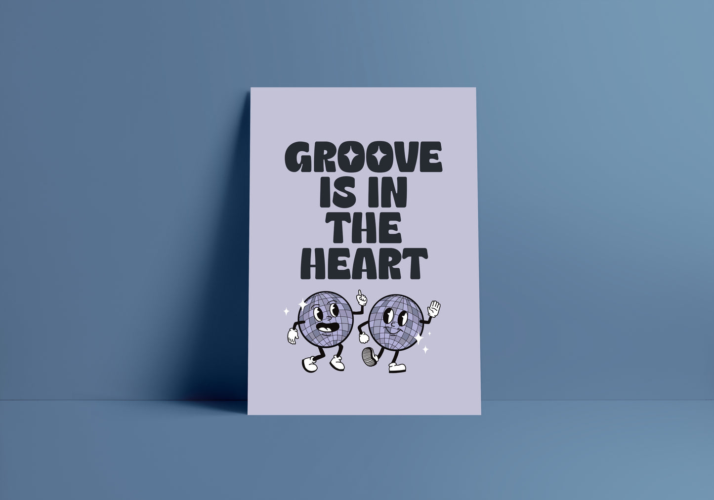 Groove Is In The Heart (Deee-Lite inspired) A4 Lyric Art Print