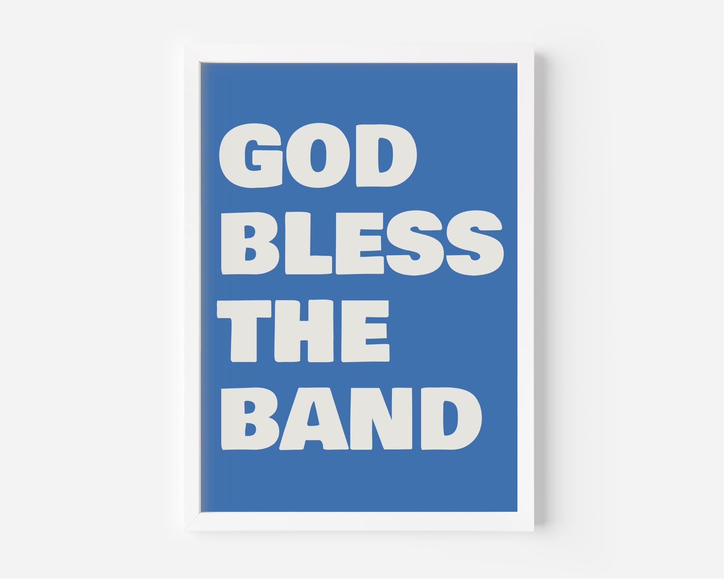 God Bless The Band (Courteeners) A4 Lyric Art Print