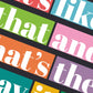 It's Like That (Run DMC inspired) A4 Lyric Print