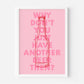 Foundations (Kate Nash inspired) A4 Lyric Art Print