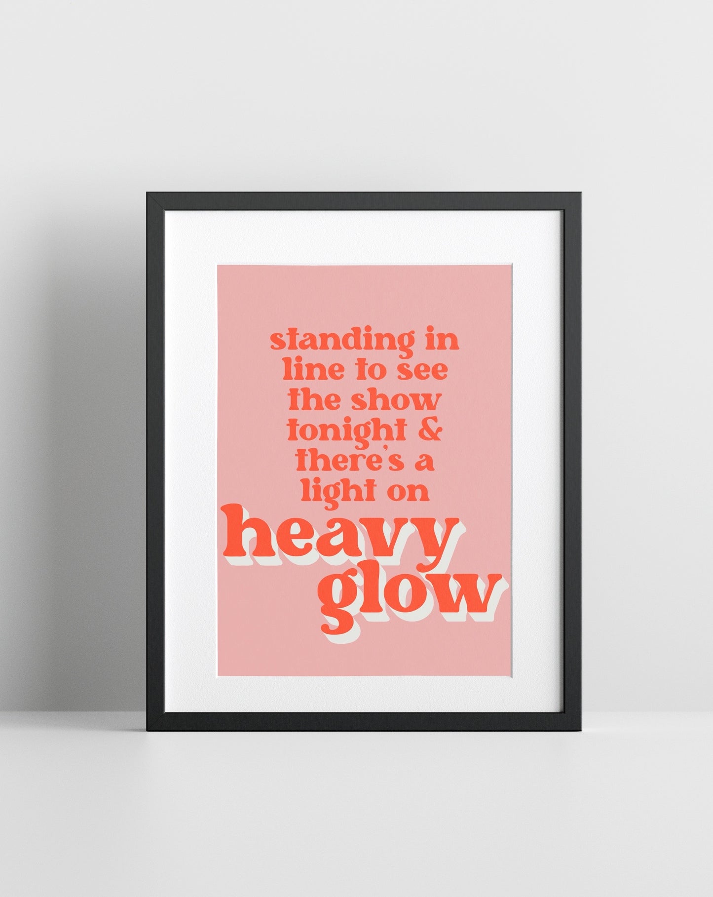 By The Way (Red Hot Chilli Peppers inspired) A4 Lyric Art Print