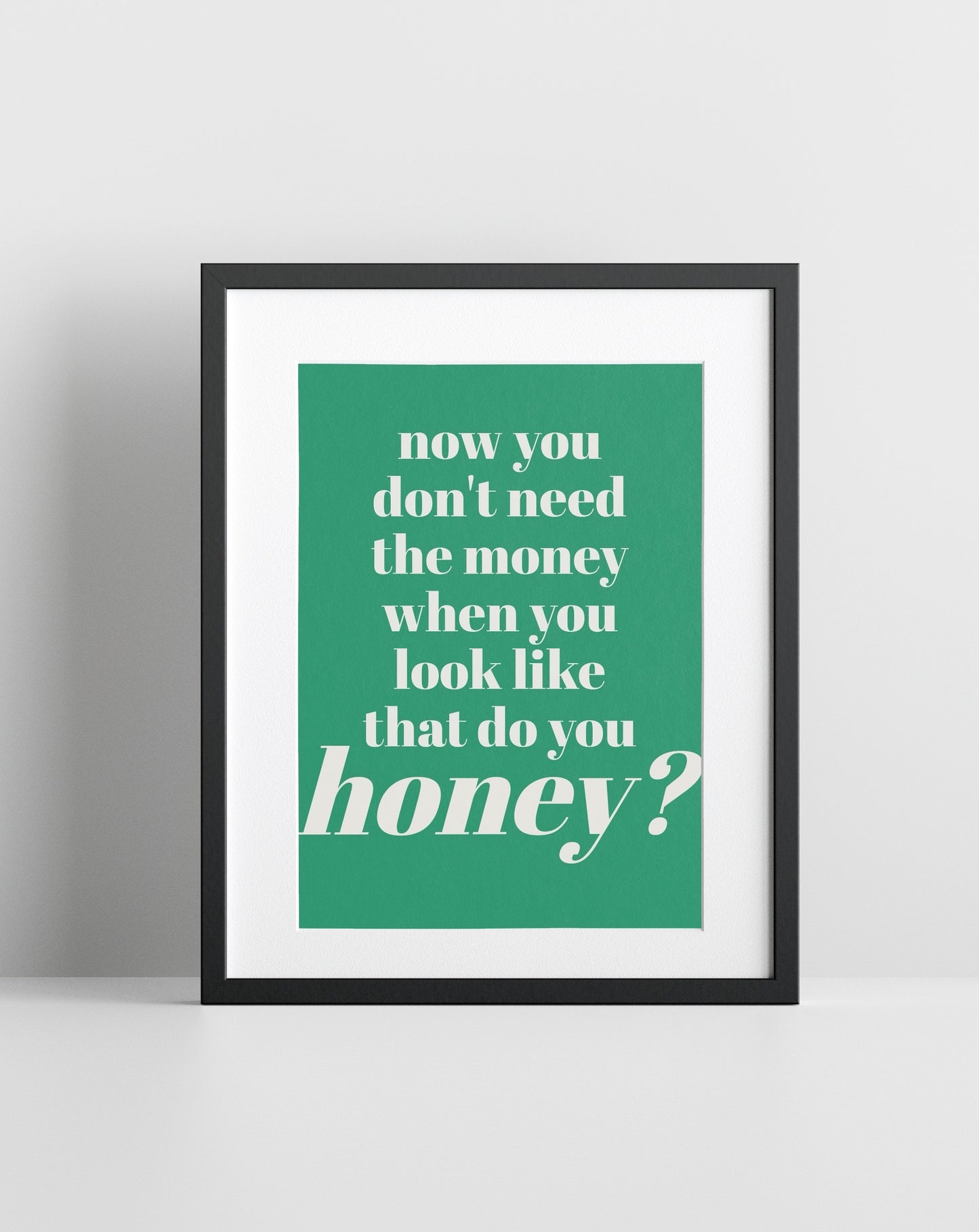 Are You Gonna Be My Girl (Jet inspired) A4 Lyric Art Print