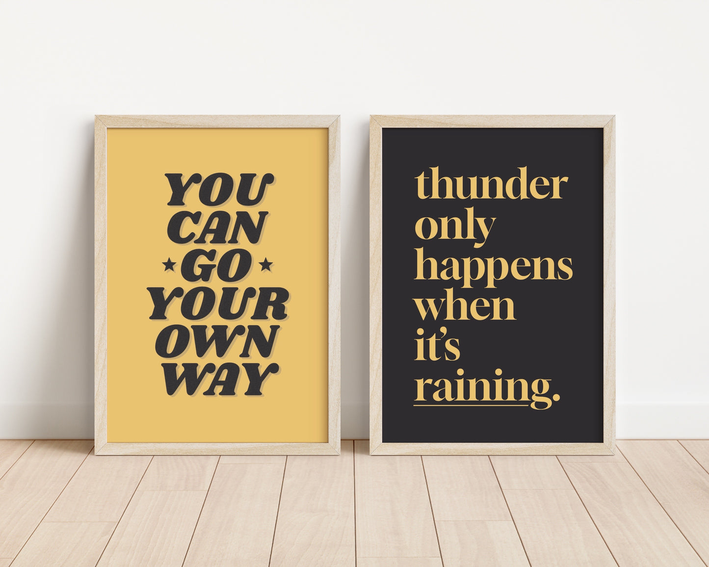 Go Your Own Way (Fleetwood Mac inspired) A4 Lyric Art Print